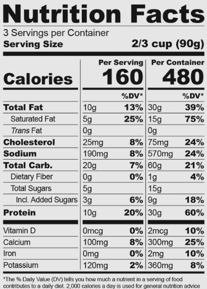 ProteinPint Nutrients (Cookie Dough)